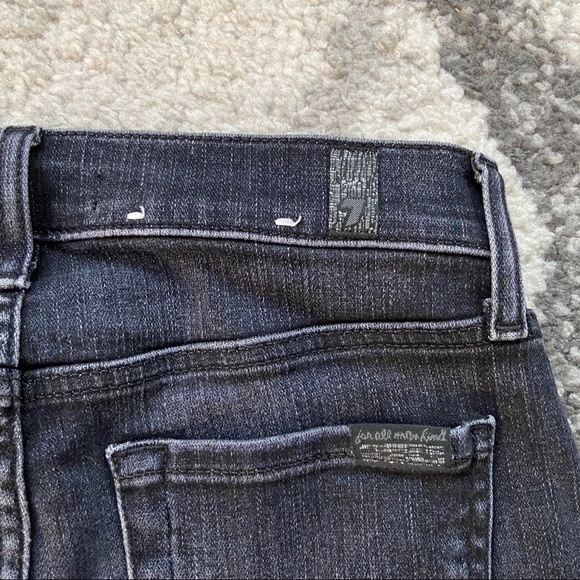 7 For All Mankind Cropped Flare Jeans - Picture 7 of 8